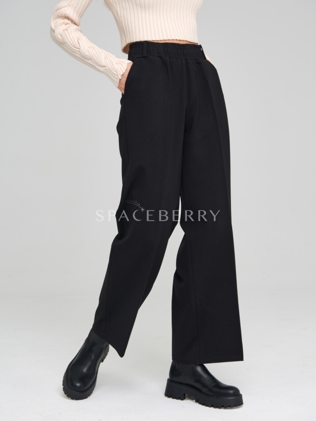 Женские широкие брюки, штаны классика